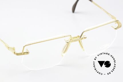 Cazal 742 Gold Plated 90's Eyewear, NO retro specs; a 30 years old unique original, Made for Men