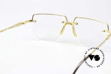 Cazal 742 Gold Plated 90's Eyewear, demo lenses should be replaced with prescriptions, Made for Men