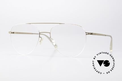 Mykita Jun Large Aviator Lessrim Frame Details
