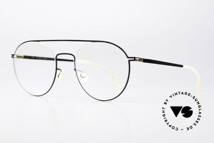 Mykita Minttu Unisex Specs Gold Jetblack, color code 167 = gold / jetblack (noble frame contrasts), Made for Men and Women