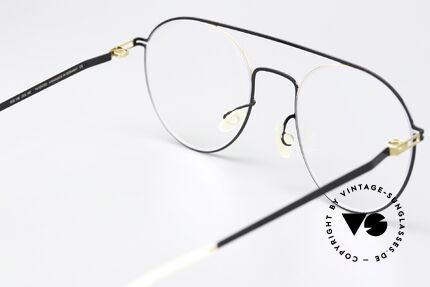 Mykita Minttu Unisex Specs Gold Jetblack, unworn model from 2017 comes with original packing, Made for Men and Women