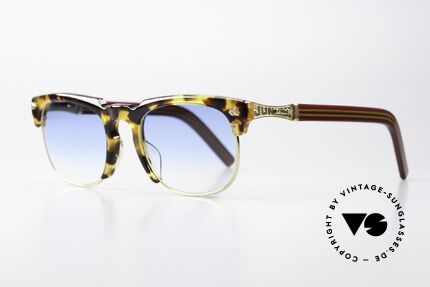 Jean Paul Gaultier 57-1271 Market Launch 1987 1988, combination of acetate & metal; top-notch quality, Made for Men and Women