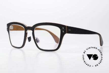 Lucas de Stael Minotaure M08 Men's Frame Leather Cover, luxury model with leather cover (connoisseur glasses), Made for Men