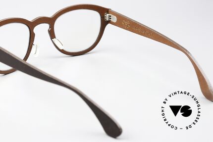 Lucas de Stael Minotaure M02 Leather Frame Panto Unisex, Size: small, Made for Men and Women