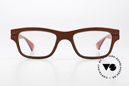 Lucas de Stael Minotaure M05 Women's Specs Leather Cover, pair of women's designer glasses; handmade in France, Made for Women