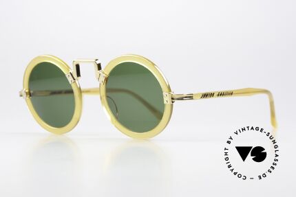 Jean Paul Gaultier 58-0275 Steampunk Shades 1980's, launched in Japan in 1987 and in America in 1988, Made for Men and Women