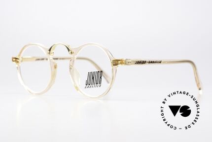 Jean Paul Gaultier 57-0271 Produced From 1987 To 1997, true designer specs in color 4 (crystal and gold), Made for Men and Women