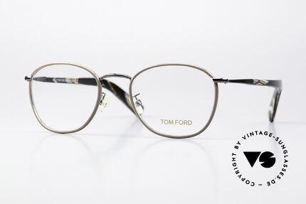 Tom Ford TF5333 Taupe Gunmetal Frame Details