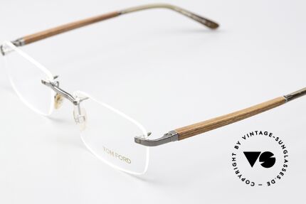 Tom Ford TF5080 Rimeless Wooden Temples, unworn original from the 2017 Tom Ford collection, Made for Men and Women