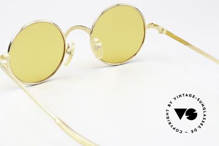 Jean Paul Gaultier 57-0173 Orange Lenses For Twilight, new old stock; like all our old JPG designer eyewear, Made for Men and Women
