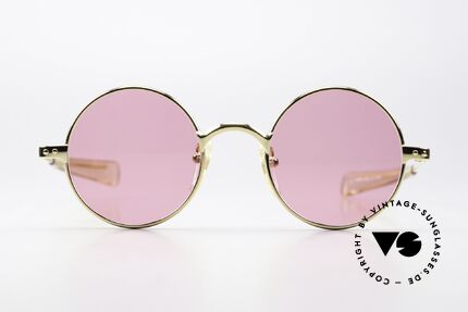 Jean Paul Gaultier 57-0173 See Through Rose-Colored ..., model 57-0173 in size 46/22, GP = GOLD PLATED, Made for Men and Women