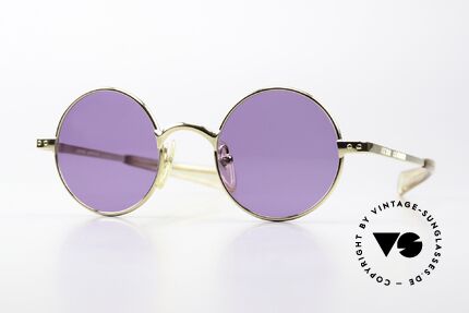 Jean Paul Gaultier 57-0173 Unique Purple Sun Lenses Details