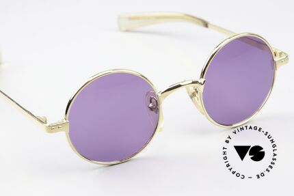 Jean Paul Gaultier 57-0173 Unique Purple Sun Lenses, outstanding craftsmanship (Murai, made in Japan), Made for Men and Women
