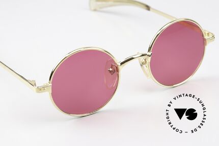 Jean Paul Gaultier 57-0173 Unique Dark Pink Lenses, outstanding craftsmanship (Murai, made in Japan), Made for Men and Women