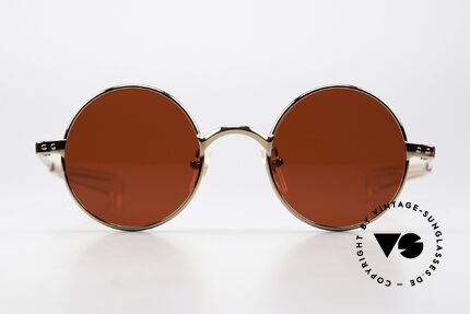 Jean Paul Gaultier 57-0173 Fun Sun Lenses In 3D Red, model 57-0173 in size 46/22, col. 3: Shiny Bronze, Made for Men and Women