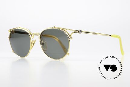 Jean Paul Gaultier 56-2171 Designer Panto Sunglasses, tangible, HIGH-END quality, made in Japan (100% UV), Made for Men and Women