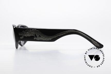 Jean Paul Gaultier 56-0021 The Dragon Sunglasses 90s, unworn model: valuable, rare and sought-after, Made for Men and Women