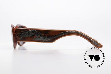 Jean Paul Gaultier 56-0021 The Glasses With The Dragon, unworn model: valuable, rare and sought-after, Made for Men and Women