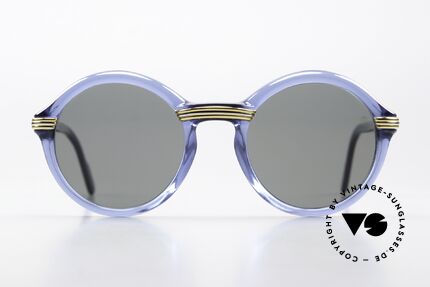 Cartier Cabriolet - L Ultra Rare 52mm L Size, frame with flexible spring hinges in LARGE size 52/22, Made for Men and Women