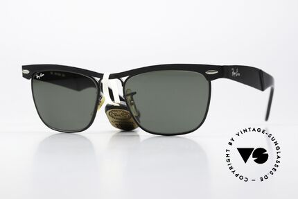 Ray Ban Wayfarer Metal Rare Old Vintage Shades Details
