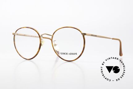 Giorgio Armani 145 Vintage 80's Panto Glasses Details