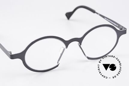 Theo Belgium James 6 Striking Bridge Eyewear, size 47-18; c. 189 (grey with a slight blue tint), Made for Men and Women