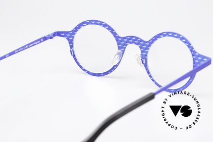 Theo Belgium Mille 24 Metal Frame Blue Metallic, frame can be glazed with opticals / sun lenses, Made for Men and Women