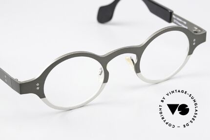Theo Belgium Huitante Sept Two-Tone Designer Glasses, PURE TITANIUM frame: top-notch craftsmanship, Made for Men and Women