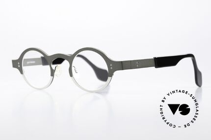 Theo Belgium Huitante Sept Two-Tone Designer Glasses, two-tone Color Code '317' = gray and light gray, Made for Men and Women