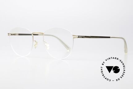 Mykita Taro Thin Panto Frame Unisex, col. 303 = silver / champagne gold (for ladies & gents), Made for Men and Women