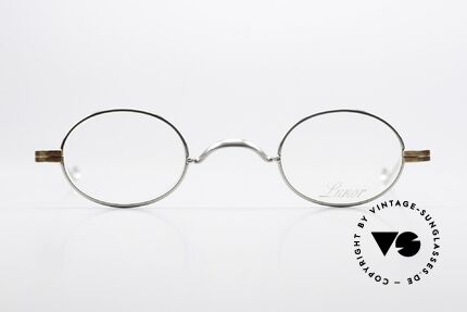Lunor II 04 Oval Frame Limited Bicolor, Limited Bicolor Edition; exclusive reading eyeglasses, Made for Men and Women