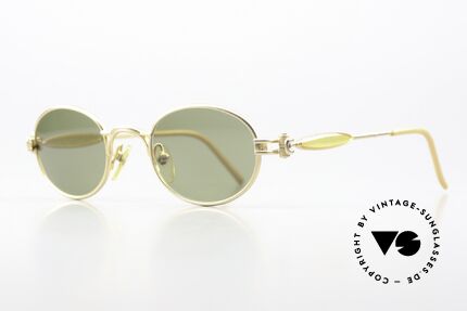 Jean Paul Gaultier 56-7113 Matte Gold Green Shades, top-notch craftsmanship & with 100% UV protection, Made for Men and Women