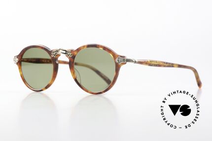 Matsuda 2837 Designer Panto Glasses, costly engravings decorate the full frame; vertu, Made for Men and Women