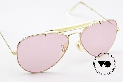 Ray Ban Outdoorsman Lenses Darken In The Sun, unworn (like all our vintage Ray Ban B&L eyewear), Made for Men and Women