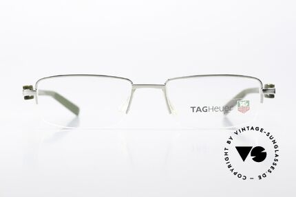 Tag Heuer 8201 Trends Avantgarde Made in France, semi rimless Nylor-eyeglasses with spring hinges, Made for Men