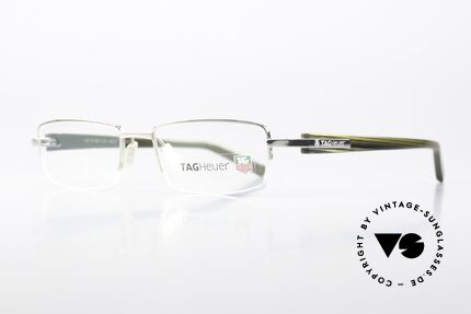 Tag Heuer 8201 Trends Avantgarde Made in France, polished ruthenium frame front & khaki temples, Made for Men