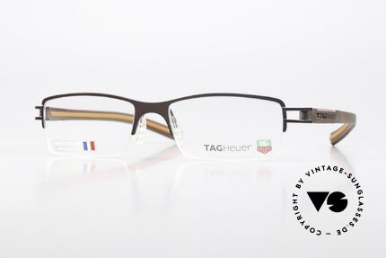 Tag Heuer 7621 Fold Semi Rimmed Havana Orange Details