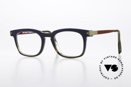 Anne Et Valentin Modern Time Acetate Frame Dark Colors Details