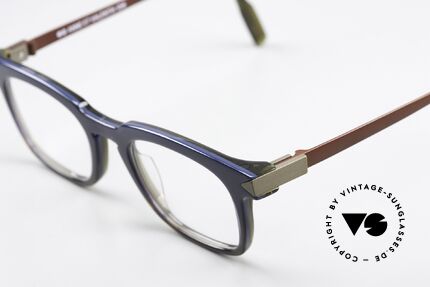 Anne Et Valentin Modern Time Acetate Frame Dark Colors, colors LOOK much BRIGHTER in the PHOTOS!, Made for Men and Women