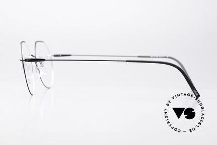 Silhouette 5500 Black Rimless Titan Frame, unworn eyewear from 2019; minimalistic yet elegant, Made for Men and Women