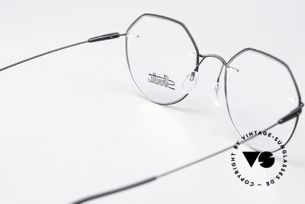 Silhouette 5500 Black Rimless Titan Frame, Size: medium, Made for Men and Women