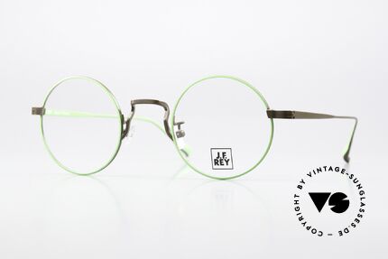 JF Rey JF3013 Mint Green Taupe Frame Details