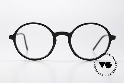 Mykita Tomkin Round Frame Classic Black, round glasses from the LITE collection (women & men), Made for Men and Women