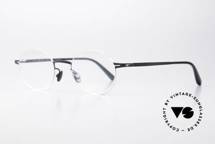 Mykita Naoko Oval Frame Ladies & Gents, col. 271 = indigo / silver (suitable for ladies & gents), Made for Men and Women