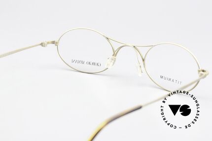 Giorgio Armani 229 AR5027 The Schubert Eyeglasses, the refined TITANIUM re-issue with small nose pads, Made for Men and Women