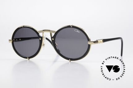 Cazal 644 Legend Sunglasses Round, round unisex designer sunglasses by Cazal, Made for Men and Women