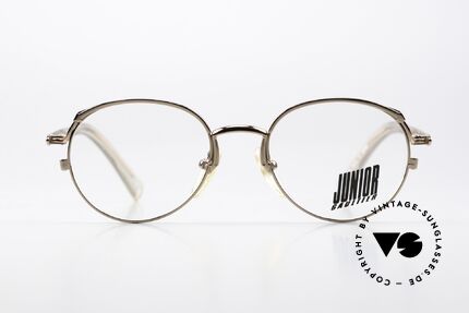Jean Paul Gaultier 57-2173 90's Shiny Bronze Metallic, unique glossy frame finish (in bronze metallic), Made for Men and Women