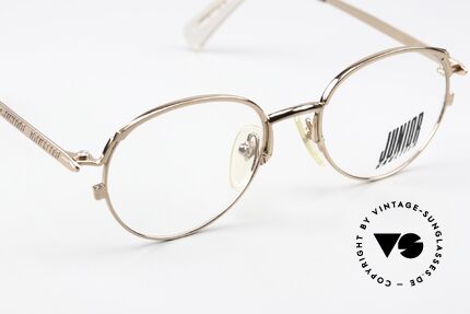 Jean Paul Gaultier 57-2173 90's Shiny Bronze Metallic, NO RETRO fashion, but an original from 1995/96, Made for Men and Women