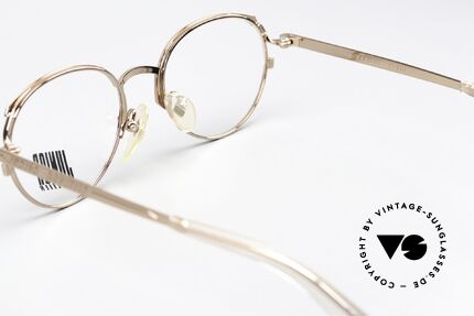 Jean Paul Gaultier 57-2173 90's Shiny Bronze Metallic, DEMO lenses should be replaced with prescriptions, Made for Men and Women