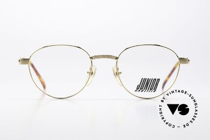 Jean Paul Gaultier 57-3177 Panto Frame Gold Plated, gold-plated frame with some playful design-details, Made for Men and Women